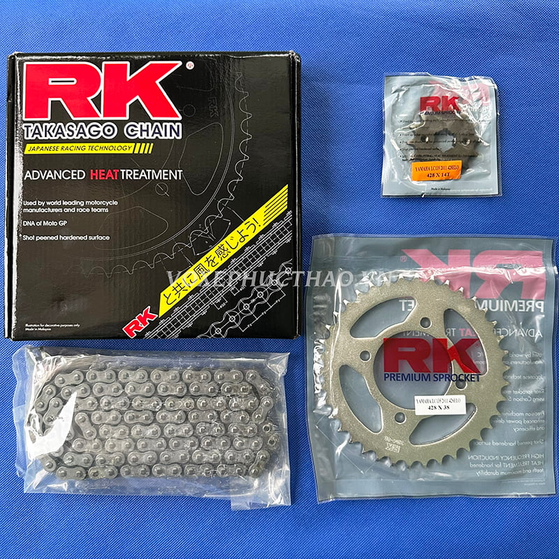 NHÔNG SÊN DĨA RK PHỐT CAO SU EXCITER 135 2011 - 2014 10 LY